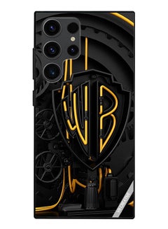 Buy Protective Case Cover For Samsung Galaxy S23 Ultra 5G Warner Bros Logo Design Multicolour in UAE