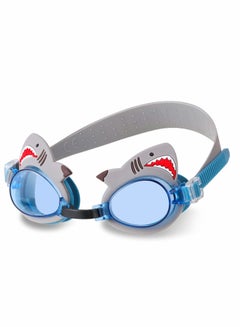 Buy Swim Goggles, Kids Swimming, with UV Protection and Anti-Fog No Leak, Adjustable Strap Flexible Nose Bridge Design Glasses for Children in Saudi Arabia