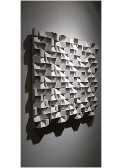 Buy White Wood Wall Art By Woodeometry in Egypt