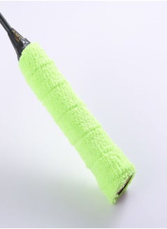 اشتري Racket Belt Badminton Hand Glue Outdoor Anti Slip Badminton Tennis Racket Handle Grip Bands Tape Sweat Band  Fluorescent green（1 pcs） في السعودية