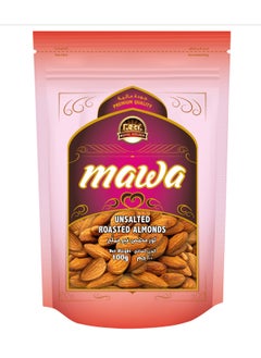 Buy Unsalted Roasted Almonds 100g (Pink Pouch) in UAE