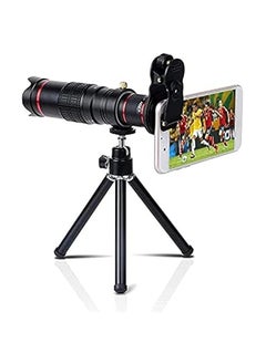 اشتري كاميرا الهاتف الخليوي للهاتف الذكي 4K HD 22X Telephoto Lens Kit Clip على Tripod for iPhone Samsung في الامارات