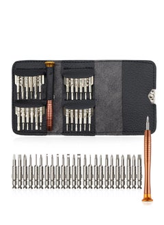 اشتري 24 in 1 Precision Screwdriver Set, Mini Glasses Screwdriver Repair Kit Interchangeable Torx Screwdriver Tool Kit for Sunglasses, Glasses, Watch, Game Console, Mobile Phone, iPad في الامارات