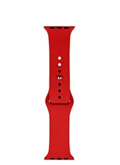 اشتري Silicone red apple watch band 42/44/45" mm في مصر