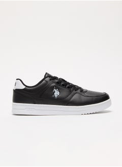 اشتري Men's Black Low-Top Sneakers - Classic Lace-Up Design, Comfortable for Everyday Outfits في الامارات