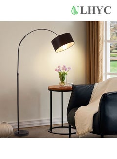 Buy Nordic Simple Fabric Lampshade,Marble Base Floor Lamp with 12W Bulb in Saudi Arabia