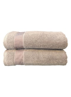 Buy Luxury Comfort Towel Set - 140x70 Size - 600 GSM - Ultra Soft and Absorbent - Bath Towel - Quick Dry - 588 Gram - Pack of 2 in Saudi Arabia