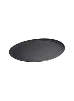 Buy Non Slip Plastic Slip Tray Oval Black 60x73 in UAE