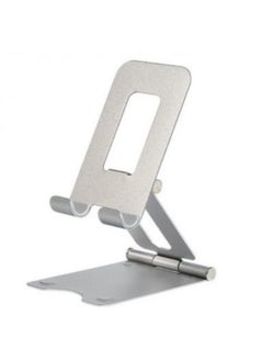 Buy Adjustable Mobile Phone Holder Tablet HolderPremium Metal Stand Foldable, Compatible with All Mobile Phones in Saudi Arabia