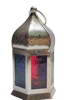Buy Ramadan Eid Handmade Lantern Tea Light For Perfect Stylish Home Gold 20 Centimeter in Saudi Arabia