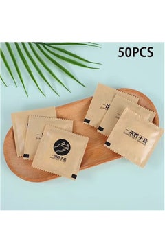 Buy 50 Pieces Disposable Food Preparation Gloves of Plastic Food Safe Disposable Gloves,Each Individually Wrapped in Kraft Paper in Saudi Arabia