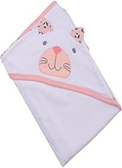 اشتري ElSayaad Embroidery Cat Blanket, White في مصر