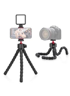 اشتري Ulanzi Smartphone Filmmaking Kit Multi-functional Phone Vlog Kit with Octopus Tripod Stand + 5500K Mini LED Video Light + Phone Holder with Cold Shoe Mount for Vlog Live Streaming Video Conference في الامارات