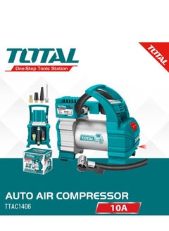 Buy TOTAL Premium Quality Auto Air Compressor, 140 PSI DC12V 35L 10A TTAC1406 in Saudi Arabia