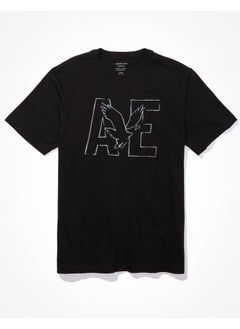 Buy AE Super Soft Logo Graphic T-Shirt in Saudi Arabia