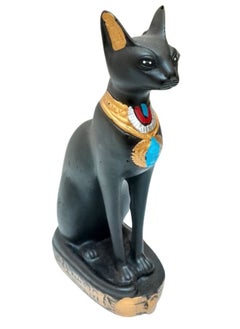 Buy Statue in the form of a Pharaonic cat, 13 cm - black in Egypt