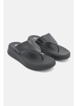 اشتري Women Toe-Post Slip On Sandals, Black في السعودية