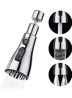 اشتري Kitchen Tap Spray Head Tap Aerator 360° Swivel Faucet Sprayer Attachment Tap Extender for Kitchen Sink G1/2 Kitchen Taps with 3 Modes Spray Tap Adapter Kitchen Sink Taps في الامارات