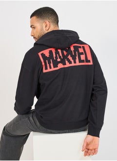 Buy Marvel Comics Character Print Oversized Hoodie in Saudi Arabia