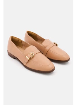 اشتري Women Slip On Casual Shoes, Tan في الامارات