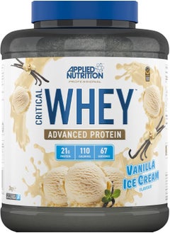 Buy Applied Nutrition Critical Whey Blend, Lean Muscle Growth, Workout Recovery, Bodybuilding Fuel, 2kg , Vanilla Ice Cream Flavor in UAE