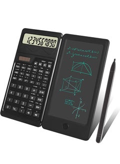Buy Solar Scientific Calculator Handwriting Tablet Electronic LCD Writing Tablet Function Calculator in Saudi Arabia