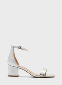 Buy Low Block Heel Ankle Strap Sandal in Saudi Arabia