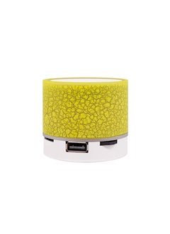 اشتري Mini LED Bluetooth Speaker A10 Metal Memory CardSmall Crack Yellow Small Crack Yellow في الامارات