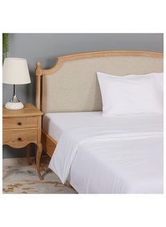 Buy Essential Duvet Cover, White - 135x200 cm, 200 TC in UAE