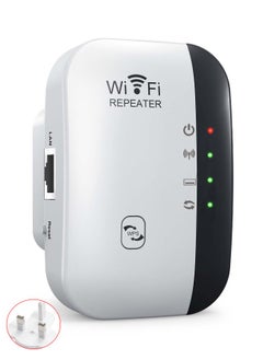 Buy Wireless 300Mbps Wifi Router Range Extender -White in Saudi Arabia