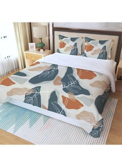 Buy Fitted bed sheet set 3PCS 180*200 cm Ash design in Egypt