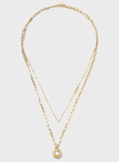 Buy Double Chain Heart Necklace in UAE
