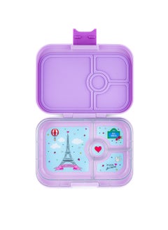 Buy Bento Lunch Box Original 4 Compartment Leak Proof - BPF Free - Lulu Purple in Saudi Arabia