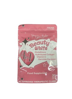 Buy You Glow Babe Beauty White 4 in 1 Glutathione Food Supplement, 30 Capsules in UAE