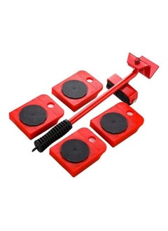 اشتري Pack Of 5 Artifact Durable Furniture Lifter Red/Black في السعودية