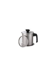 Buy Oil Container Stainless Steel Oil Strainer Pot Container Jug Storage Can With Filter Cooking Oil Pot For Kitchen Household Tools 1.4L in Egypt