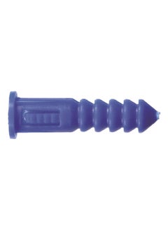 Buy Durable Plastic Round Head Ribbed Anchor Blue 0.164 x 1-1/4 Inch 5265764 in Saudi Arabia