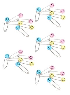 Buy 6-Piece Smiley Face Safety Pins - Pack of 5 in Saudi Arabia