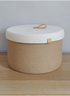 Buy Jute Basket with Lid in Egypt