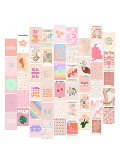 Buy Minimalist Wall Art for Room Decor Aesthetic, 50Pcs Blush Wall Collage Kit Aesthetic Pictures, Danish Pastel Wall Decor, Preppy Wall Decor, Preppy Bedroom Decor for Teen Girls Trendy Stuff in UAE