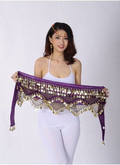 Buy Belly Dance Waist Chain Purple in UAE