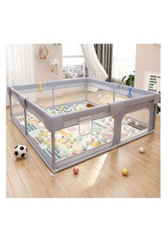 Buy Baby Playpen Playpens for Babies Extra Large Infant Playard with Gates Babys Fence Indoor Outdoor Toddler Play Pen Activity Center Sturdy Safety Baby Play Yard in UAE