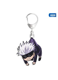 Buy Anime Jujutsu Kaisen Gojo Satoru Acrylic Keychain in Saudi Arabia