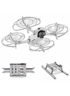 اشتري واقيات المروحة وأرجل تمديد معدات الهبوط القابلة للطي لـ DJI Mavic Mini 2 / SE، ملحقات الطائرة بدون طيار المتوافقة مع DJI Mini 2، لـ DJI Mini SE، لملحقات غطاء الطائرة بدون طيار Mavic Mini في السعودية