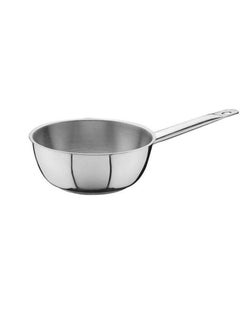 Buy Stainless Steel Induction Sauteuse with rim  22 cm x 7 cm |Ideal for Hotel,Restaurants & Home cookware |Corrosion Resistance|Made in Turkey in UAE