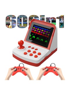 Buy SYOSI A6 Plus Mini Handheld Game Console 3.5 inch Arcade Style Emulator Portable Games Console Preinstalled Classic FC Games Built-in Rechargeable Battery for Kids Teens Gift 2 Players Blue in Saudi Arabia