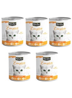 Buy 5Pc Complete Cuisine Tuna And Salmon In Broth Cat Wet Food 150g in UAE