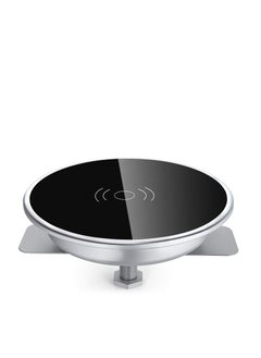 Buy Embed Desk Wireless Charger, 15W Fast Charging Pad Phone Charger, Hidden Desktop Grommet Power Qi Charging Station, Invisible Wireless Phone Charger, Compatible with iPhone, Samsung in UAE