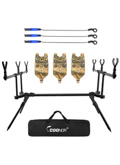 اشتري Adjustable Retractable Carp Fishing Rod Stand Holder Fishing Pole Pod Stand في السعودية