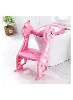 Buy Seat Potty Training Toilet Seat With Step Stool for Kid in UAE